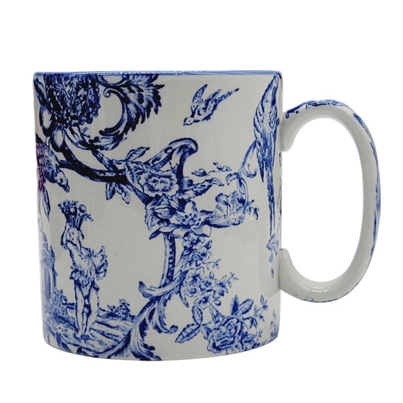 Spode Other - Spode Colonial Willamsburg "Provincial Garden' Mug Blue S3610-A4 M8 3.5" 8oz